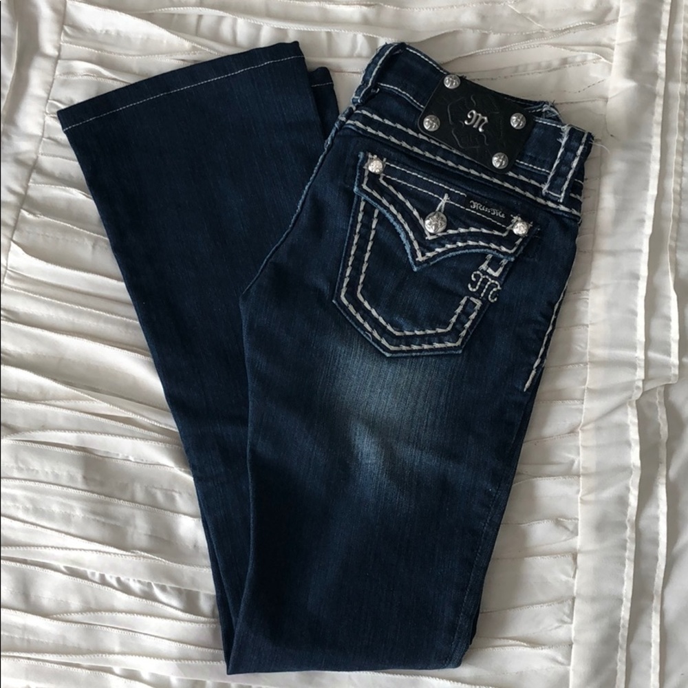 Miss me dark wash bootcut jeans